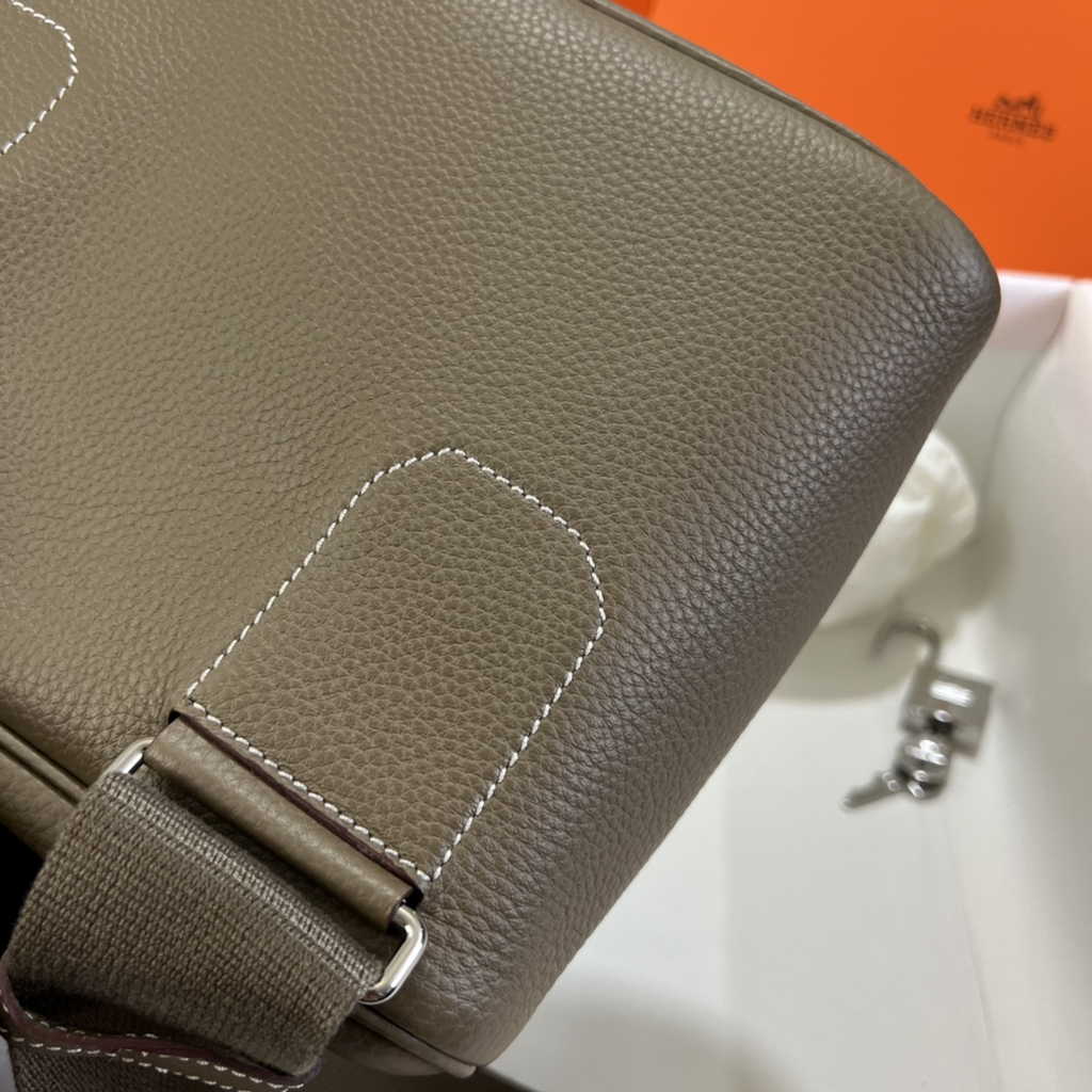 Hermès Kelly A Dos Hac Gray Togo Leather With Silver Hardware 20301