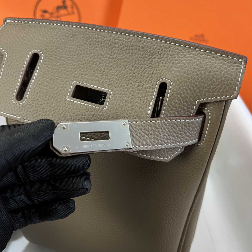 Hermès Kelly A Dos Hac Gray Togo Leather With Silver Hardware 20301