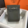 Hermès Kelly A Dos Hac Dark Gray Togo Leather With Silver Hardware 20303