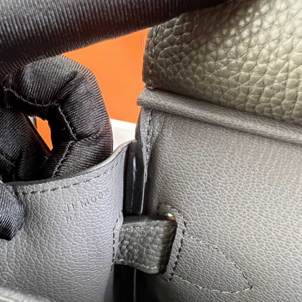 Hermès Kelly A Dos Hac Dark Gray Togo Leather With Silver Hardware 20303