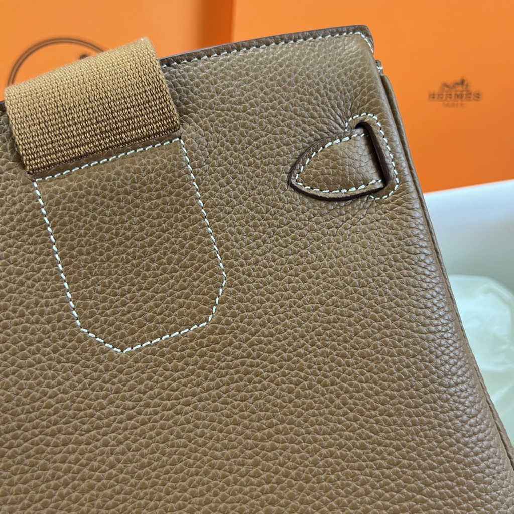 Hermès Kelly A Dos Hac Tan Togo Leather With Silver Hardware 20304
