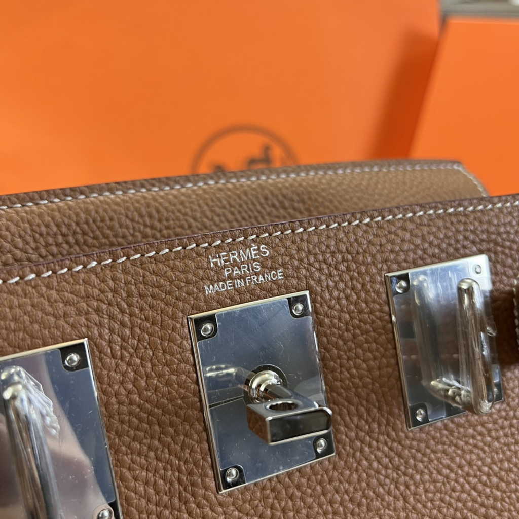 Hermès Kelly A Dos Hac Tan Togo Leather With Silver Hardware 20304