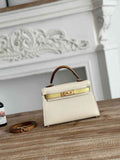 Hermes Kelly Bag 19 Beige Tan Epsom Leather Gold H82301