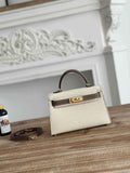 Hermes Kelly Bag 19 Beige Epsom Leather Gold H82309