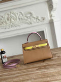 Hermes Kelly Bag 19 Apricot Epsom Leather Gold H82313