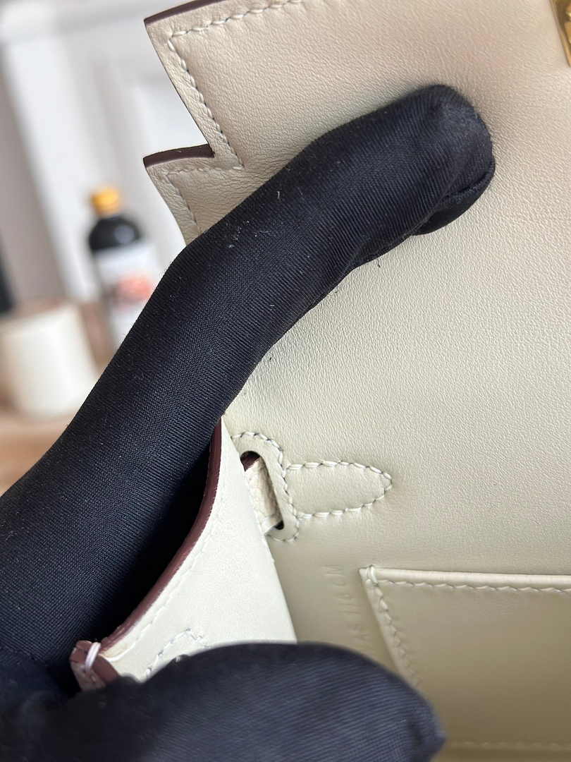 Hermes Kelly Bag 19 Epsom Leather Light Purple Gold H82322