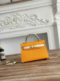 Hermes Kelly Bag 19 Epsom Leather Yellow Gold H82326