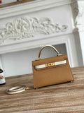 Hermes Kelly Bag 19 Epsom Leather Tan Beige Gold H82350