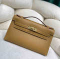Hermes Kelly Bag 22 Camel Swift Leather Gold Hardware