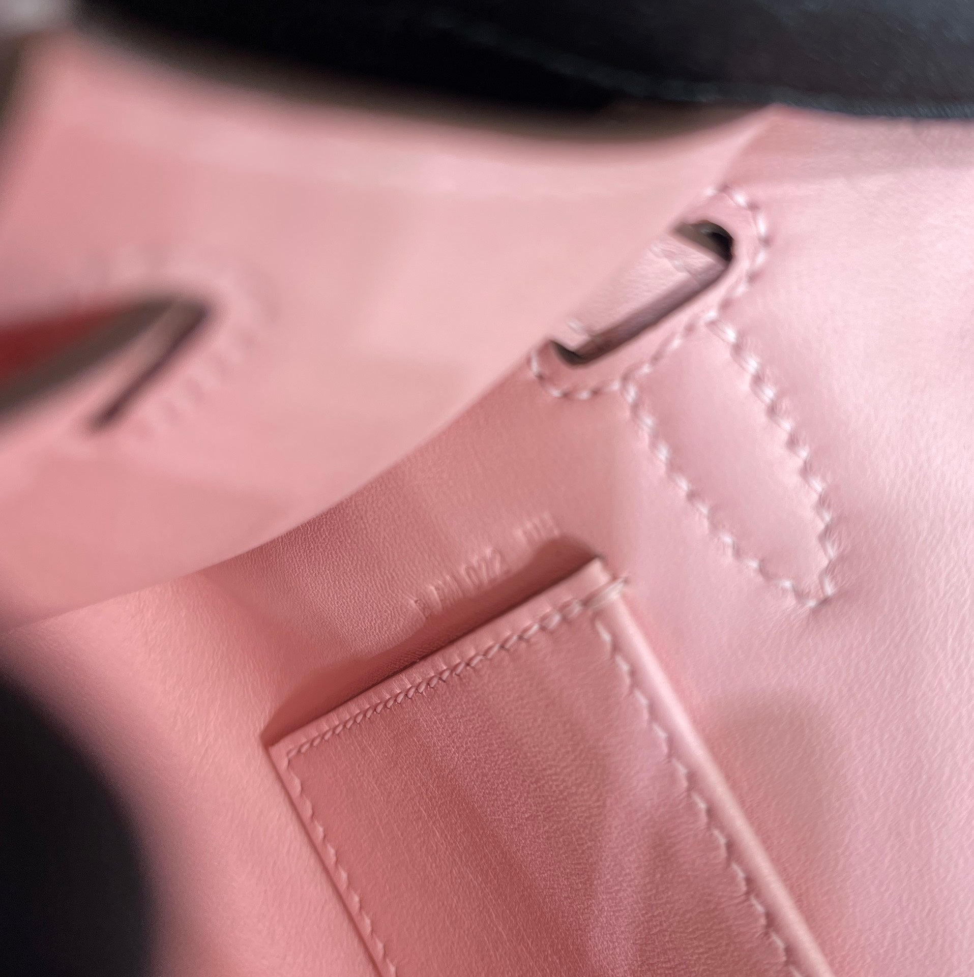 Hermes Kelly Bag 22 Pink Swift Leather Silver Hardware