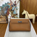 Hermes Kelly Bag Silver Hardware with Elan Tan Leather