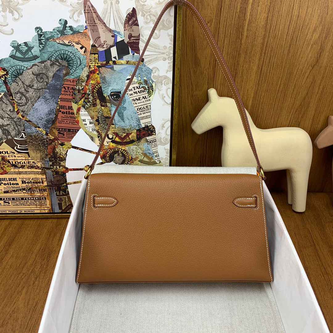 Hermes Kelly Bag Gold Hardware with Elan Tan Leather