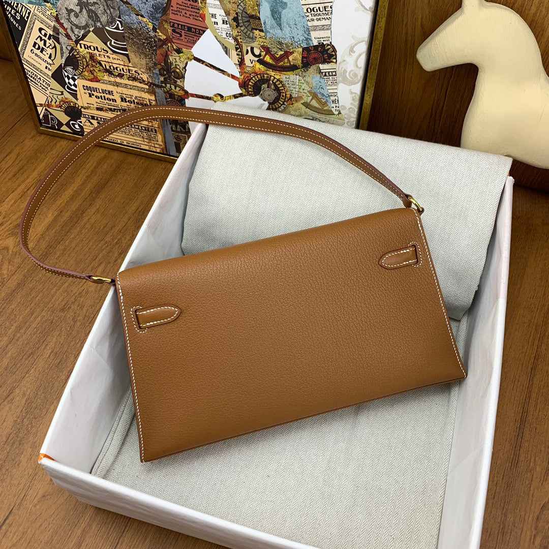 Hermes Kelly Bag Gold Hardware with Elan Tan Leather