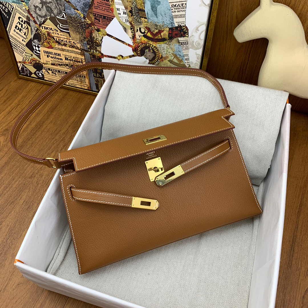 Hermes Kelly Bag Gold Hardware with Elan Tan Leather