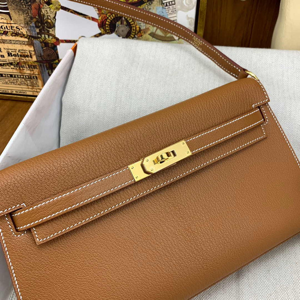 Hermes Kelly Bag Gold Hardware with Elan Tan Leather
