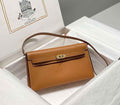 Hermes Kelly Bag Brown Epsom Leather Gold Hardware