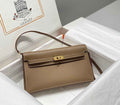 Hermes Kelly Bag Gray Epsom Leather Gold Hardware
