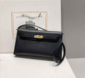 Hermes Kelly Bag Black Epsom Leather Gold Hardware