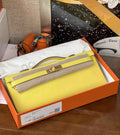 Hermès Kelly Cut Clutch 31cm Swift Leather Yellow Gold