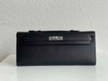 Hermès Kelly Cut Clutch 31cm Swift Leather Black Silver