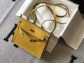 Hermès Kelly Danse II Yellow Evercolor leather with gold
