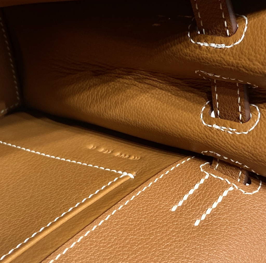 Hermès Kelly Danse II brown Evercolor leather with gold