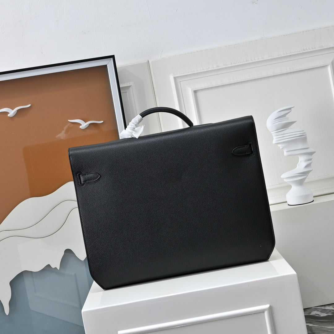 Hermès Kelly Dépêche 36 Briefcase â€?Epsom Calfskin â€?Black