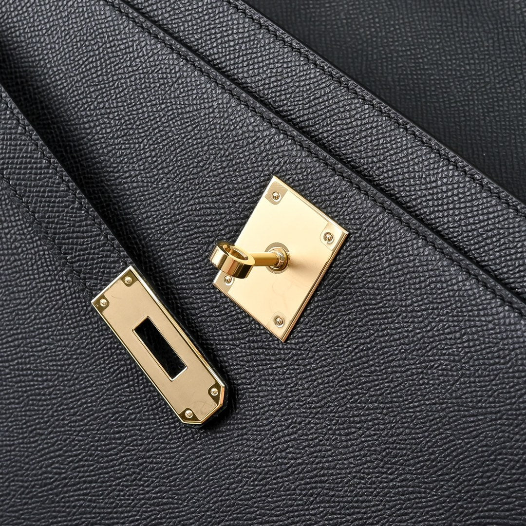 Hermès Kelly Dépêche 36 Briefcase â€?Epsom Calfskin â€?Black