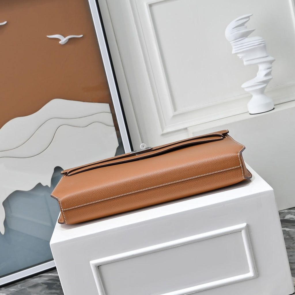 Hermès Kelly Dépêche 36cm Togo Calfskin Brown Briefcase