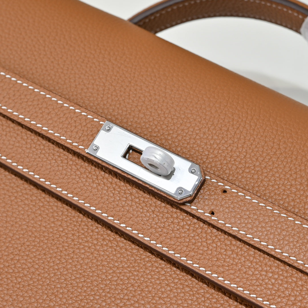 Hermès Kelly Dépêche 36cm Togo Calfskin Brown Briefcase