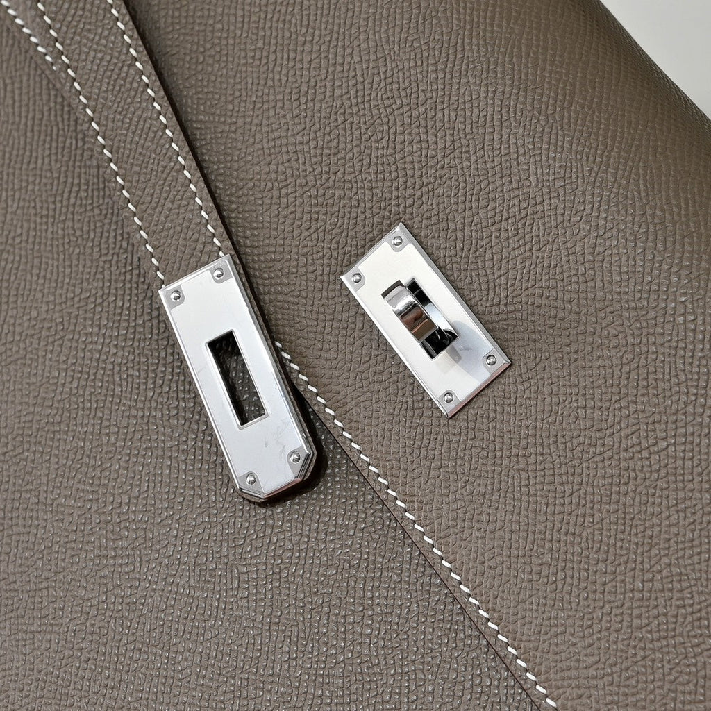 Hermès | Kelly Dépêche 36 Briefcase | Epsom Calfskin Leather | Gray