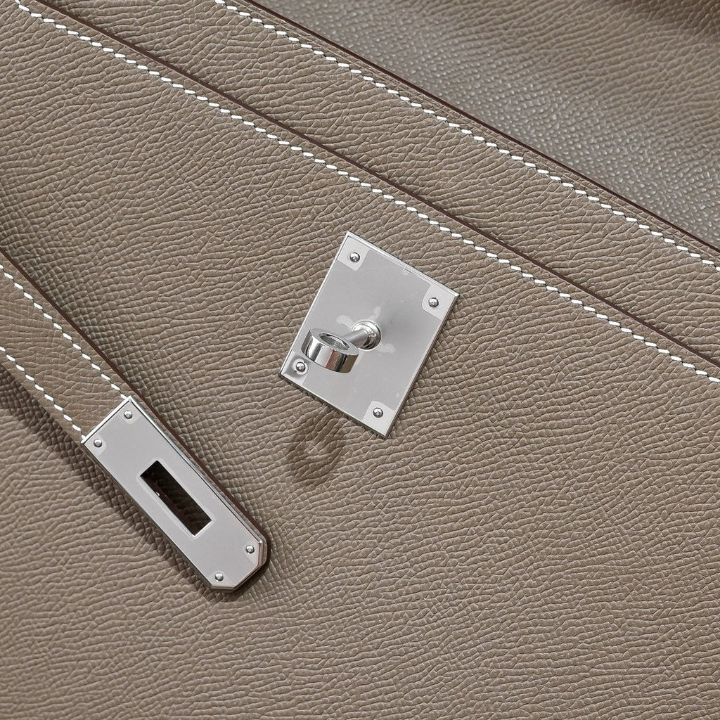 Hermès | Kelly Dépêche 36 Briefcase | Epsom Calfskin Leather | Gray