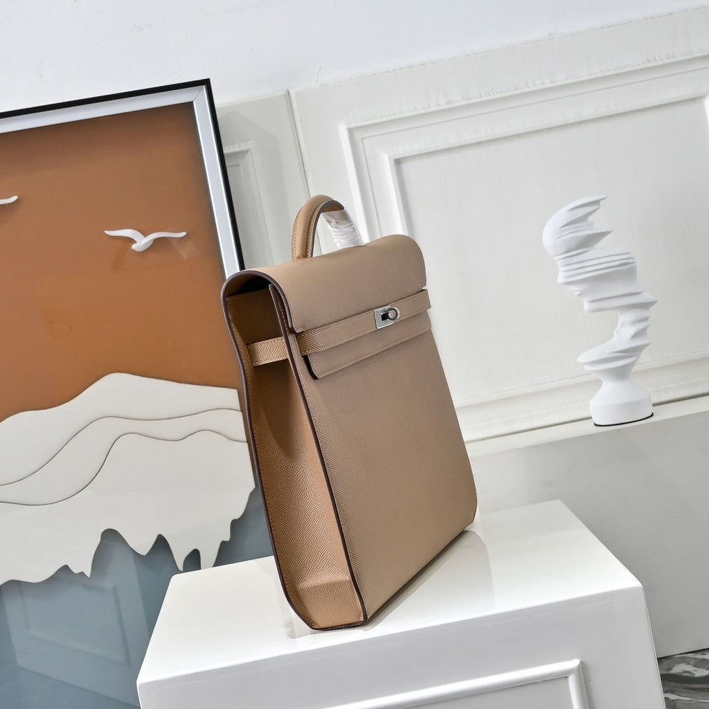 Hermès | Kelly Dépêche 36 Briefcase | Epsom Calfskin Leather | Apricot