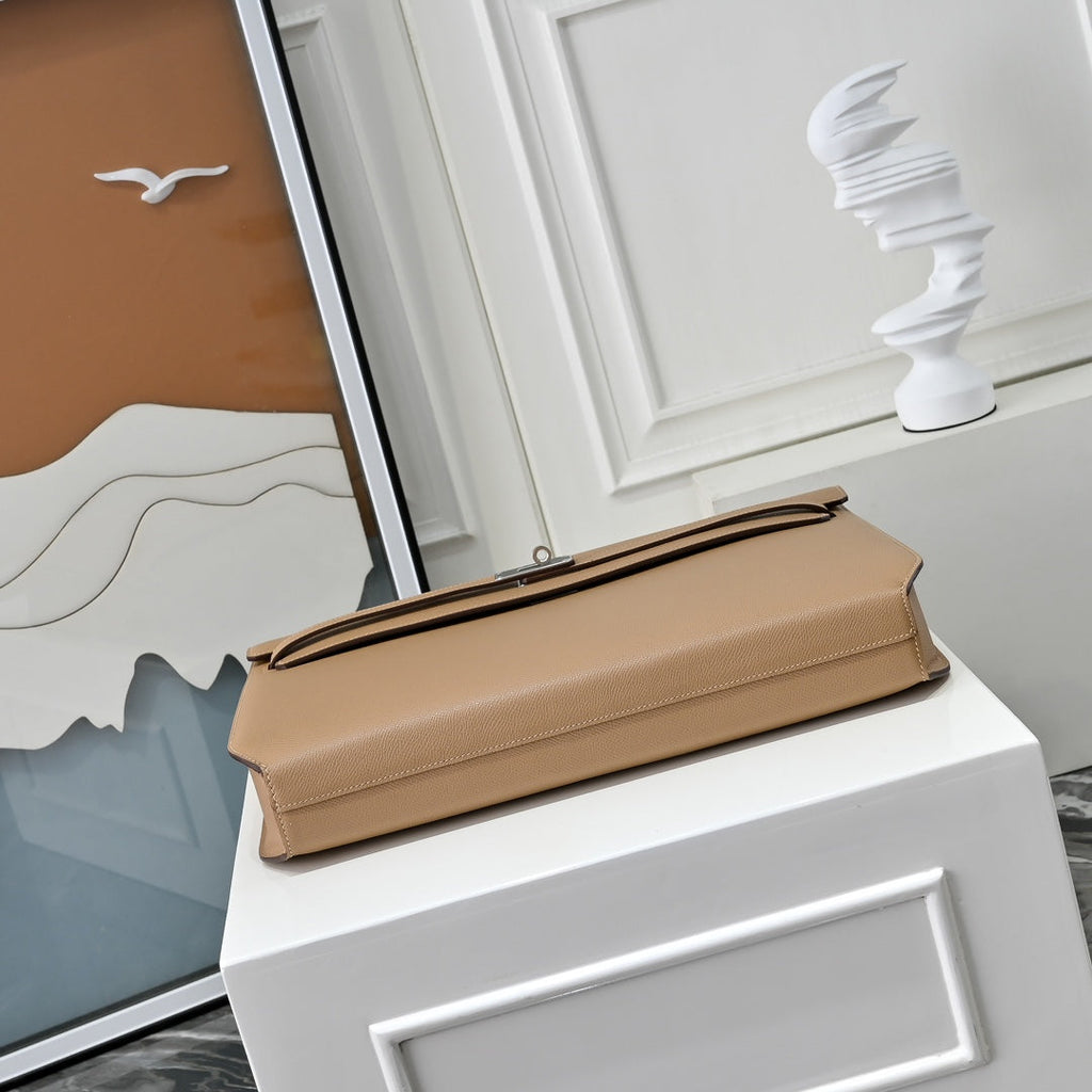 Hermès | Kelly Dépêche 36 Briefcase | Epsom Calfskin Leather | Apricot