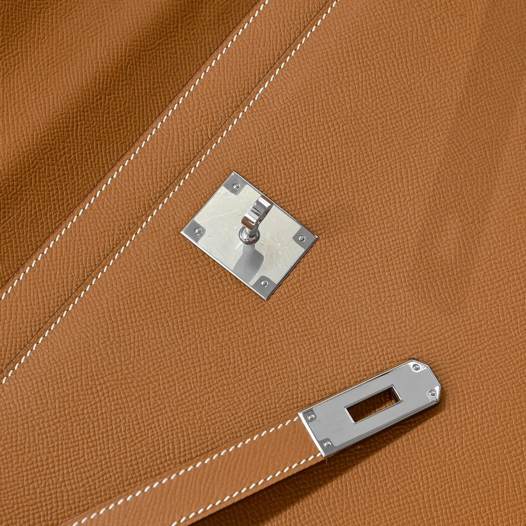 Hermès Kelly Dépêche 36 Epsom Calfskin Brown Briefcase