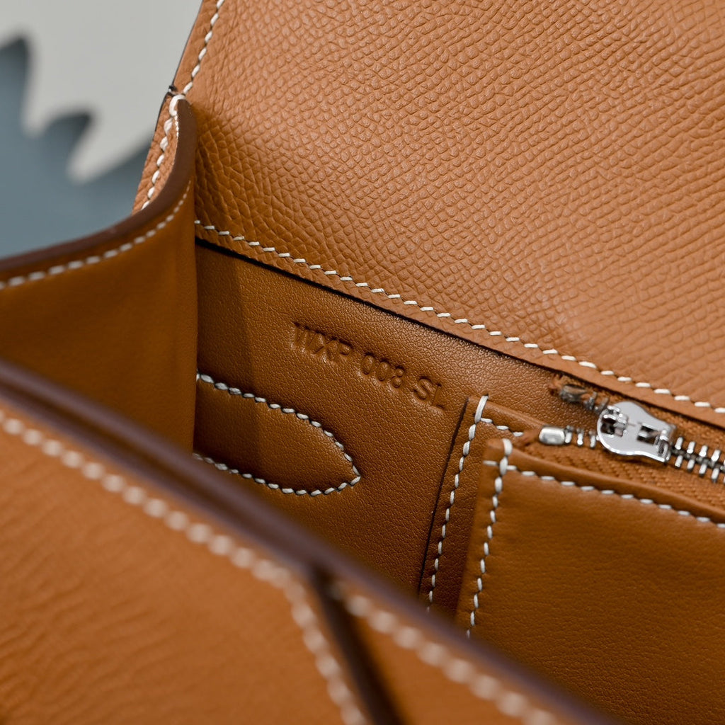 Hermès Kelly Dépêche 36 Epsom Calfskin Brown Briefcase
