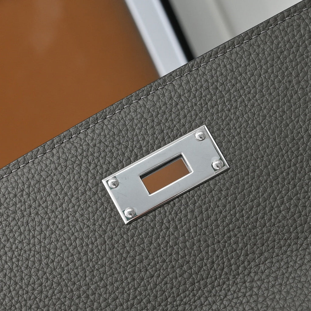 Hermès Kelly Dépêche 36 Briefcase | Dark Gray Togo Calfskin Leather