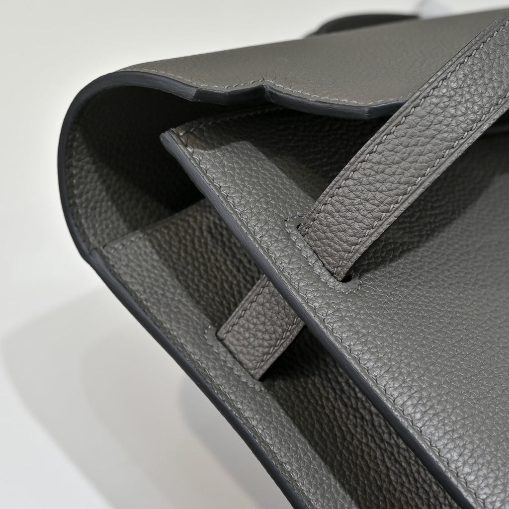 Hermès Kelly Dépêche 36 Briefcase | Dark Gray Togo Calfskin Leather