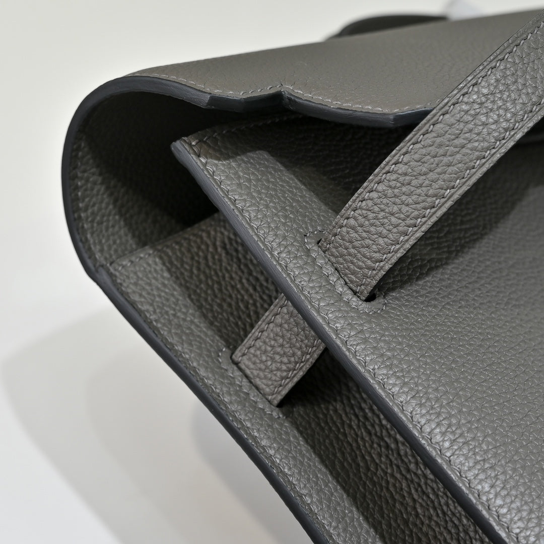 Hermès Kelly Dépêche 36 Briefcase | Dark Gray Togo Calfskin Leather