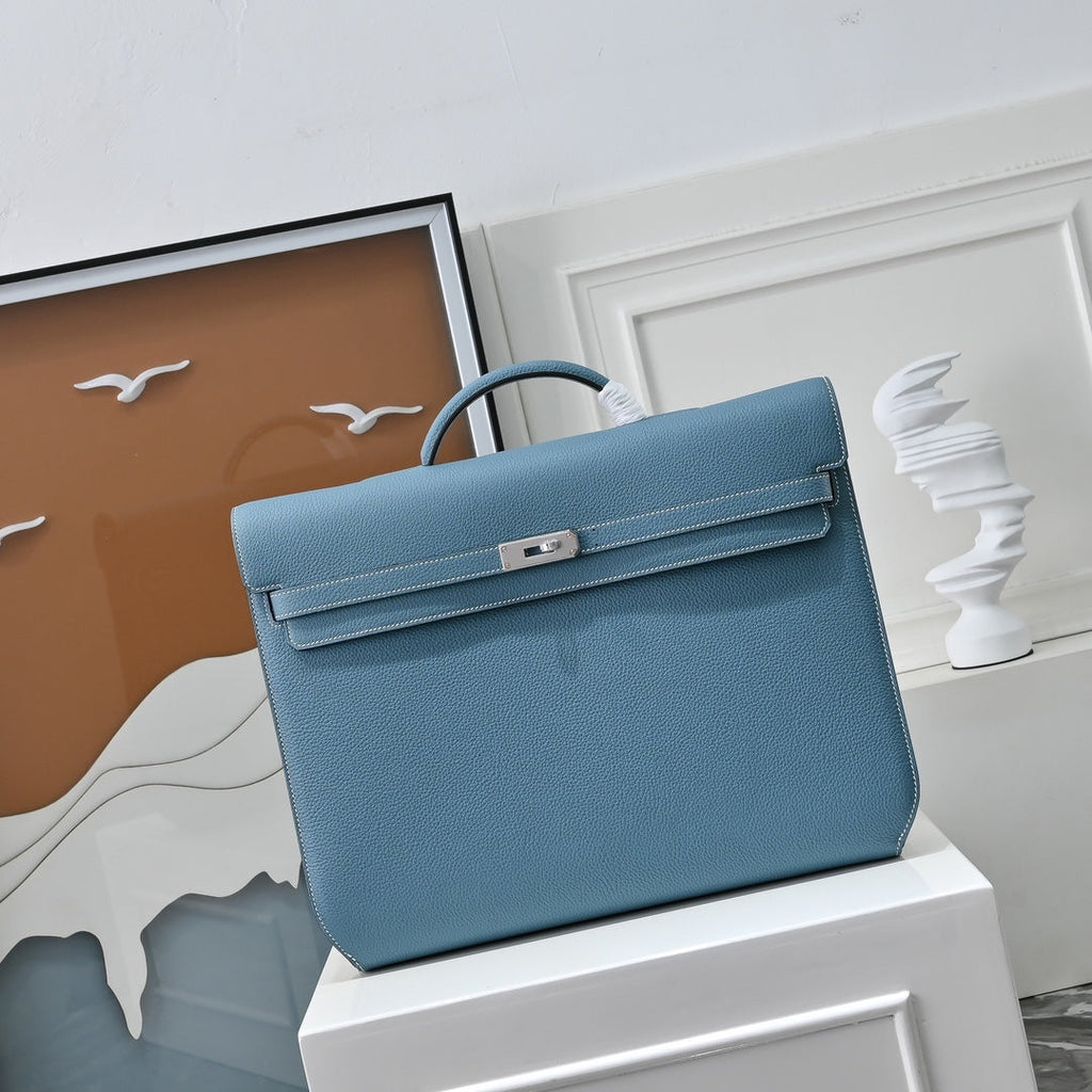 Pre-owned Herm¨¨s Kelly D¨¦p¨ºche 36 Togo ¨C hand-stitched, date stamp, perfect for collectors