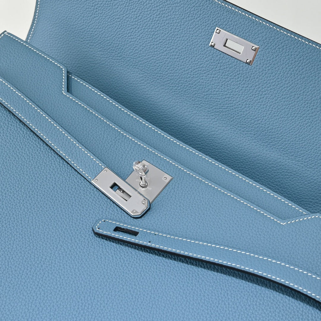 Hermès | Kelly Dépêche 36 | Togo Calfskin | Light Blue | Briefcase