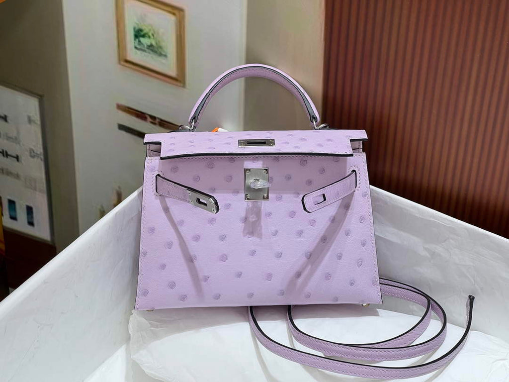 Hermès Kelly II Bag black Ostrich Leather