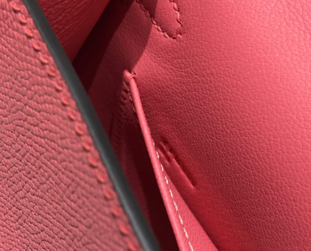 Hermes Kelly Mini II Bag 19 Gold Hardware with Epsom Pink