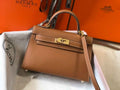 Hermes Kelly Mini II Bag camel Epsom with Gold Hardware 19