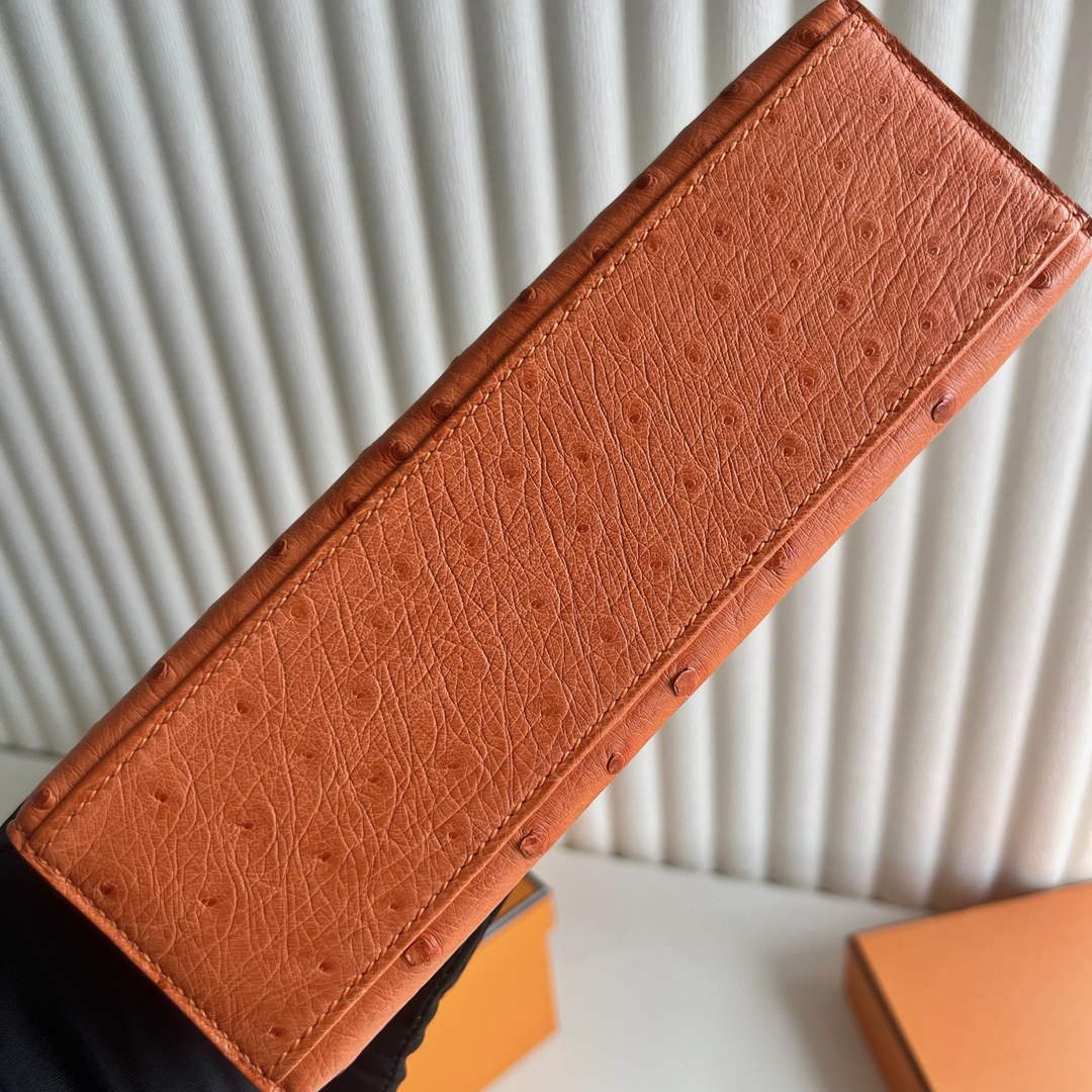 Hermès Kelly Pochette, Kelly Cuts Ostrich Leather