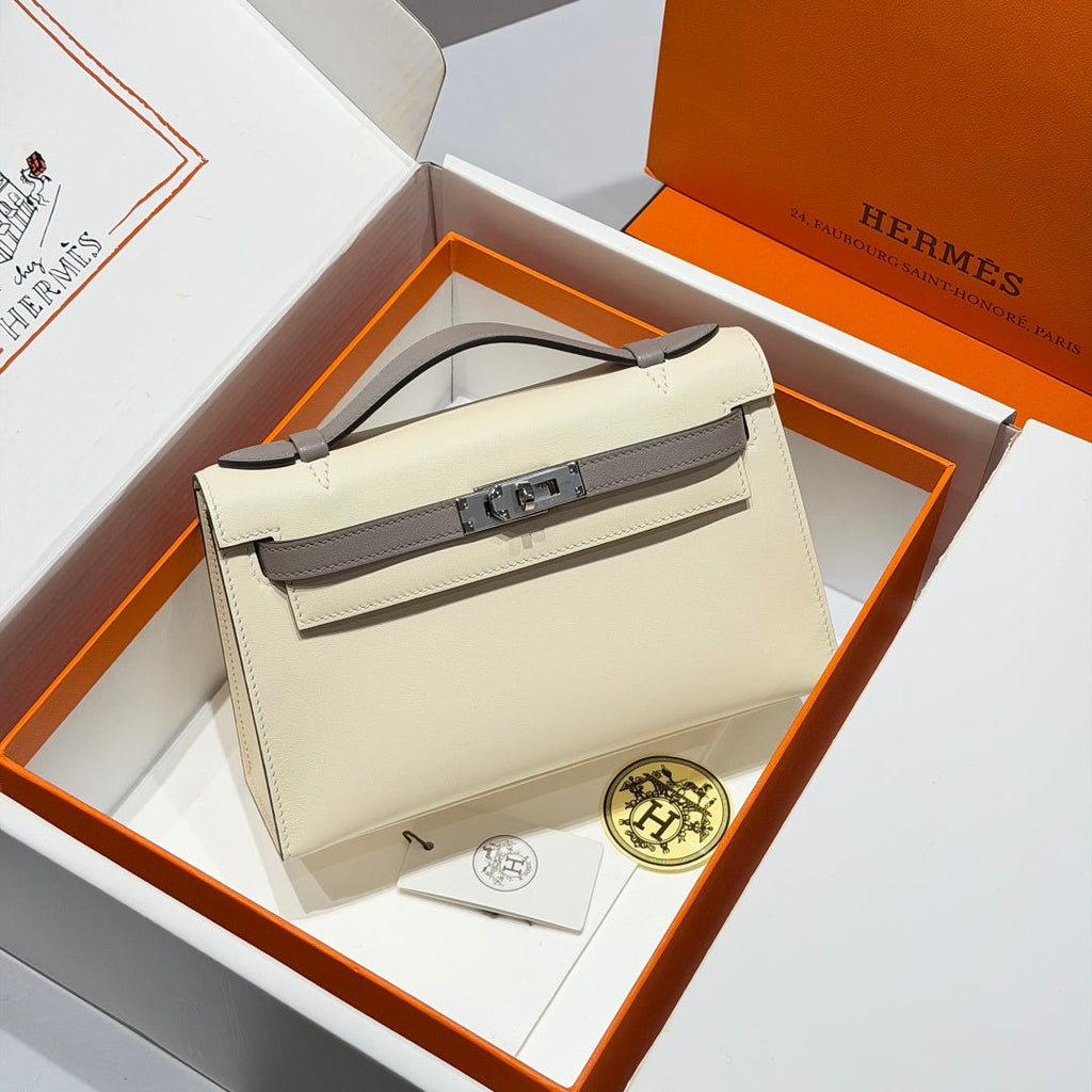 Hermès Kelly Pochette, Kelly Cuts For Sale, Swift Leather