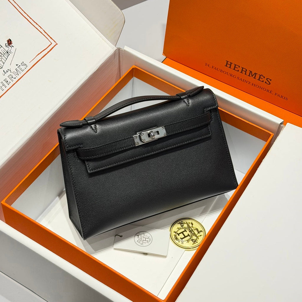 Hermès Kelly Pochette, Kelly Cuts For Sale, Swift Leather