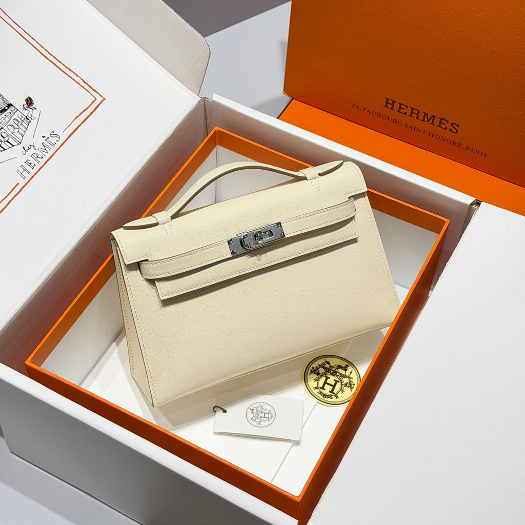 Hermès Kelly Pochette, Kelly Cuts For Sale, Swift Leather
