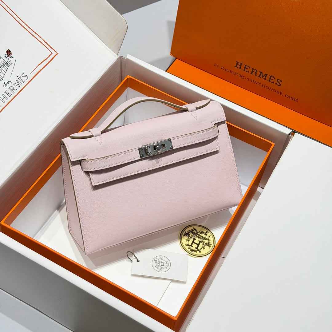 Hermès Kelly Pochette, Kelly Cuts For Sale, Swift Leather