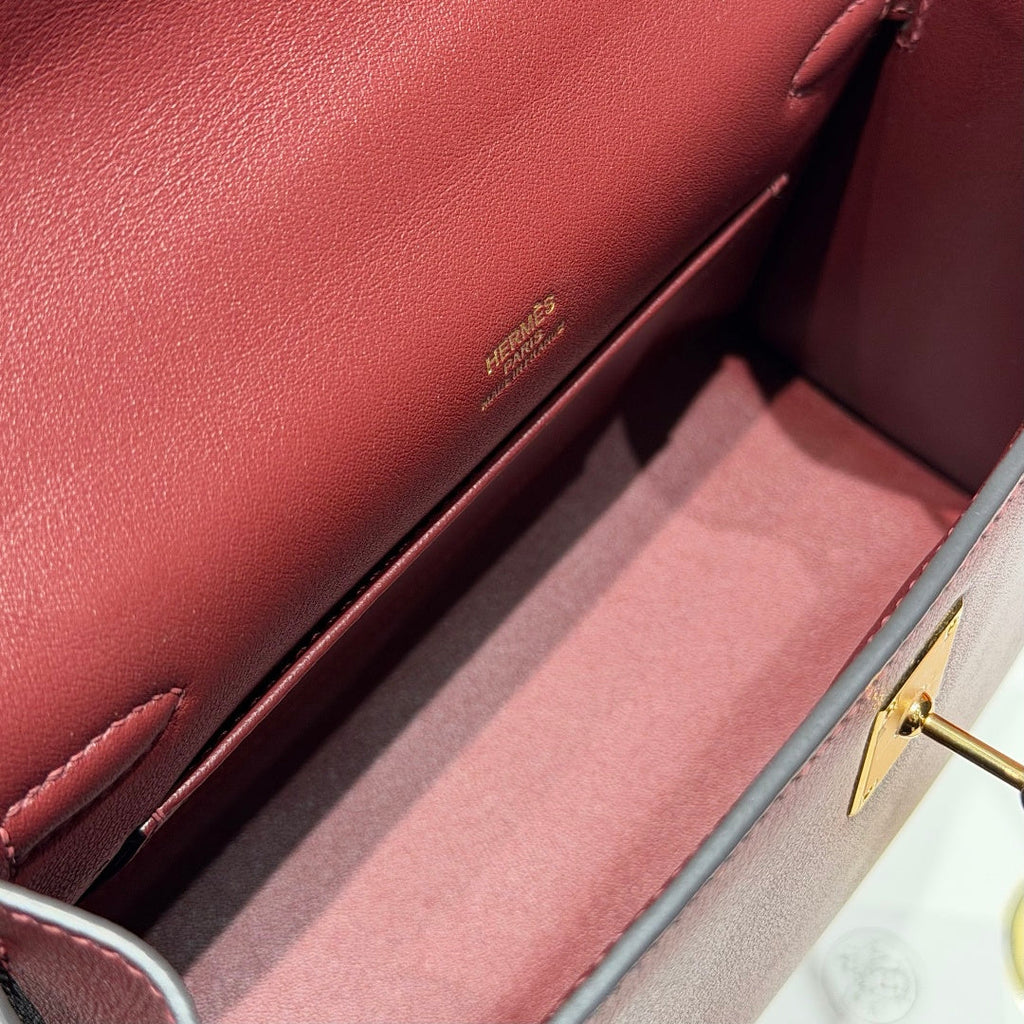 Hermès Kelly Pochette, Kelly Cuts Swift Leather